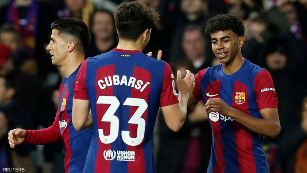 هدف الأمين جمال يمنح برشلونة الفوز على مايوركا