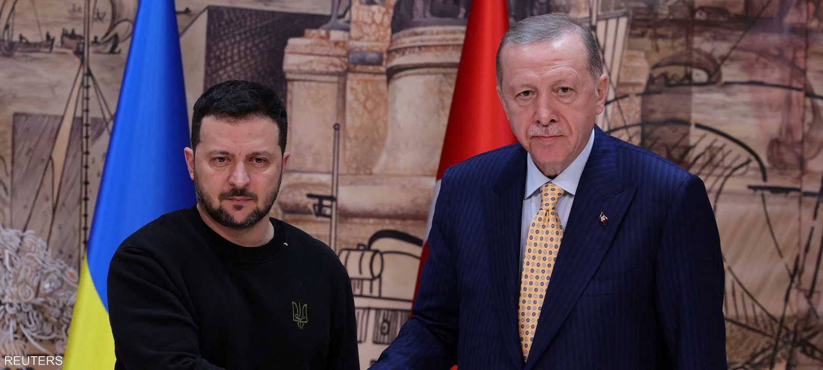 الرئيسان التركي والأوكراني