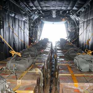 طائرات أردنية نفذت إنزالات جوية جديدة لمساعدات إنسانية