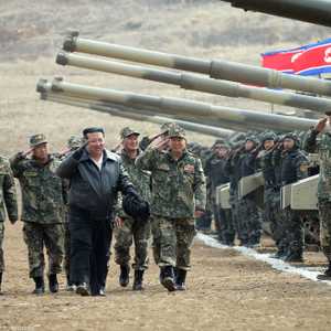 وعبّر كيم عن "رضاه الكبير" عن نوع جديد من الدبابات القتالية