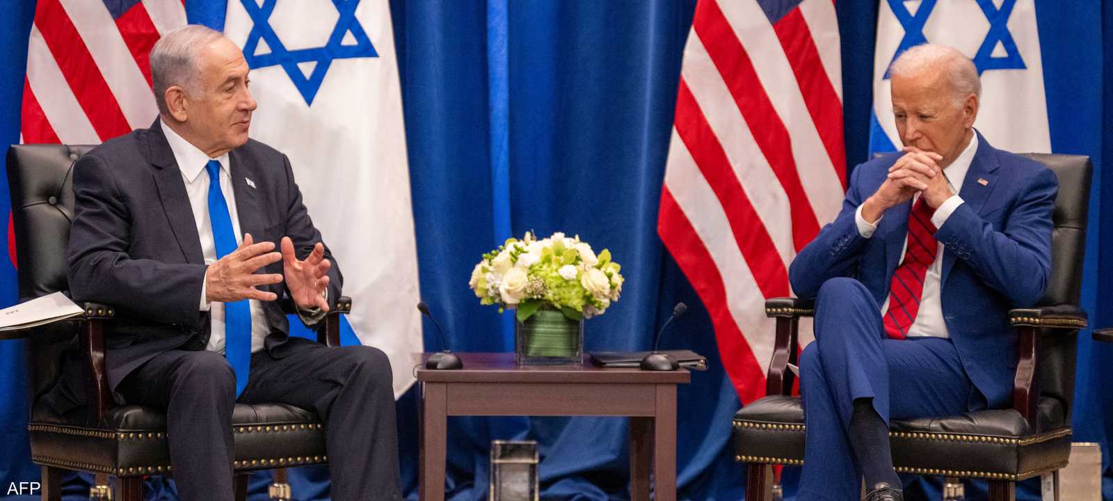 يبدو أن العلاقة بين بايدن ونتنياهو متوترة