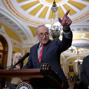 زعيم الأغلبية الديمقراطية في مجلس الشيوخ تشاك شومر