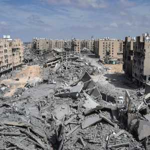 من آثار القصف الإسرائيلي على غزة