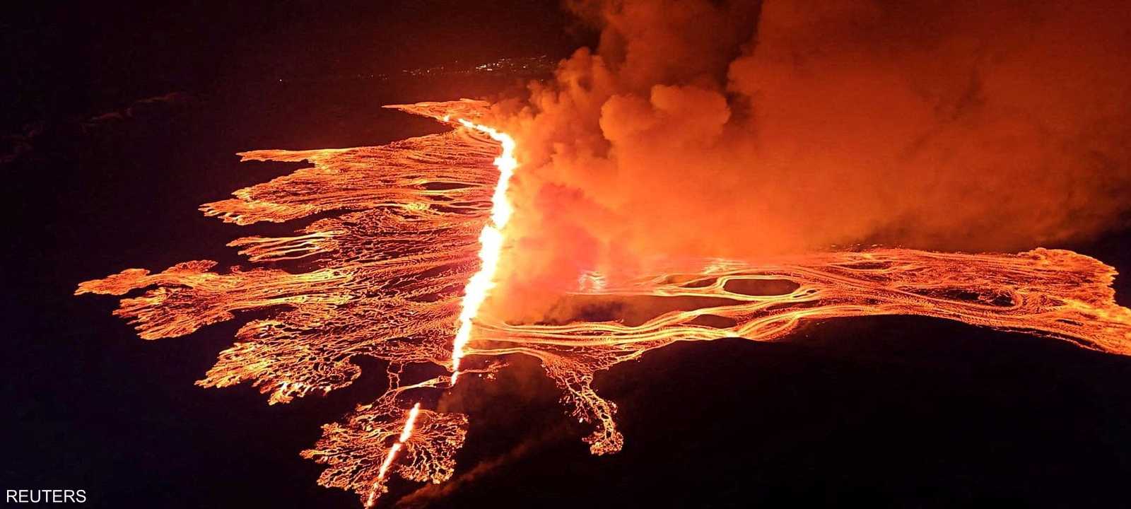 البركان ثار 4 مرات خلال الأشهر الأخيرة