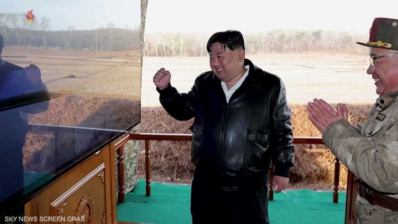 الزعيم الكوري الشمالي يشرف على سلسلة تدريبات لوحدات المدفعية