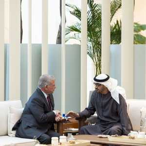 الشيخ محمد بن زايد والملك عبدالله الثاني