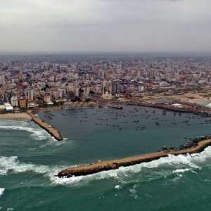 صورة أرشيفية لميناء غزة