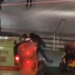 سيارات إسعاف إسرائيلية في موقع الحادث