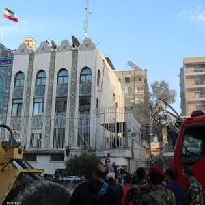 موقع الهجوم في دمشق