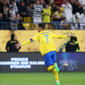 رونالدو أحرز هاتريك جديد مع فريقه النصر