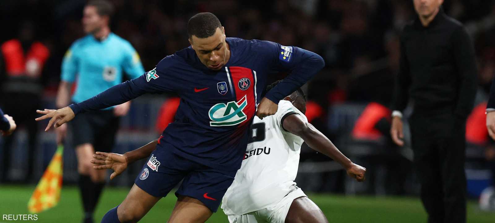 سجل مبابي هدف المباراة الوحيد في الدقيقة 40