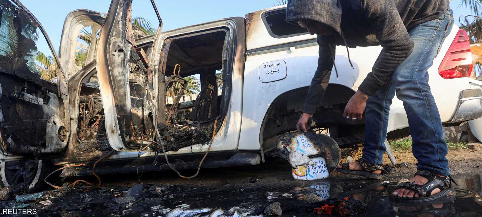 الغارة أودت بحياة 7 من العاملين في منظمية الإغاثة