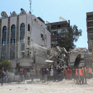 تعرض مبنى القنصلية الإيرانية في سوريا لدمار كبير