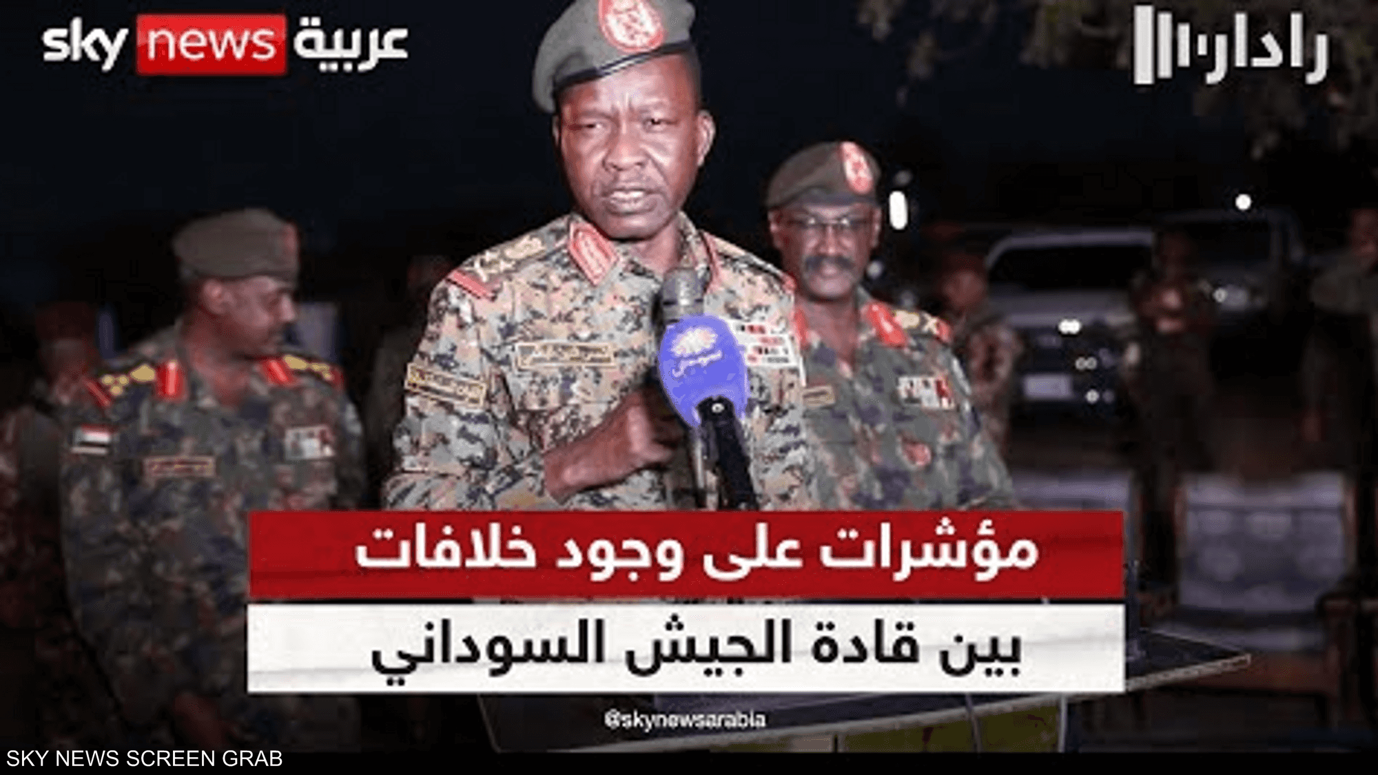مؤشرات متواصلة على وجود خلافات بين قادة الجيش السوداني