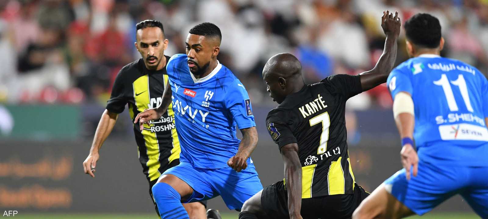 البرازيلي مالكوم كان نجم نهائي السوبر