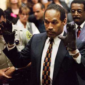 أو جيه سيمبسون خلال محاكمة القرن في 1994