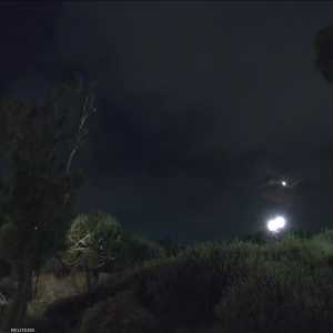 جانب من اعتراض صواريخ إيرانية فوق تل أبيب