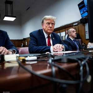 ترامب وصل مقر المحكمة