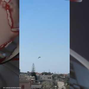 لحظة سقوط المسيرة الانقضاضية على عرب العرامشة