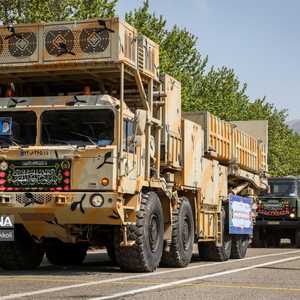 جانب من العرض العسكري الإيراني