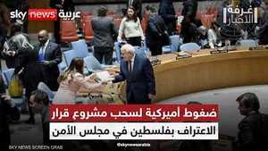 ضغوط أميركية لسحب مشروع قرار الاعتراف بفلسطين في مجلس الأمن