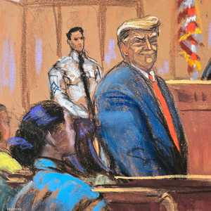 رسم تخطيطي لجلسات محاكمة ترامب