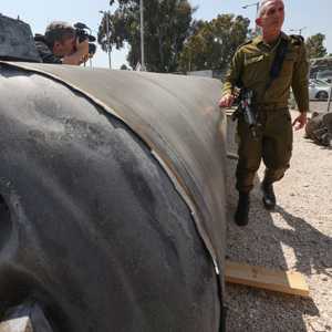 صاروخ باليستي سقط في إسرائيل