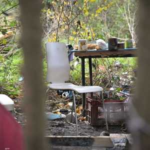 مخيم للمهاجرين في أويسترهام، شمال غرب فرنسا