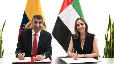 الإمارات والإكوادور يعتزمان بدء مفاوضات شراكة اقتصادية شاملة