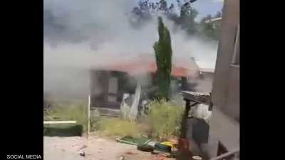 فيديو.. آثار ضربة لحزب الله على مبنى يؤوي جنودا إسرائيليين