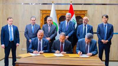 العراق يوقع عقدا مع شركة أوكرانية لتطوير حقل غاز عكاز