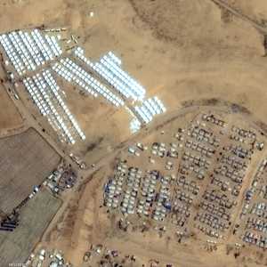 هذه المنطقة في خانيونس كانت خالية قبل أسابيع