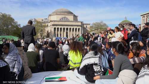 احتجاجات بجامعات أميركية تطالب بوقف حرب غزة