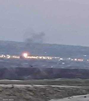 صورة متداولة للهجوم على حقل الغاز