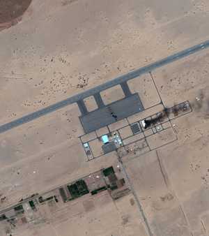 صورة بالأقمار الاصطناعية لمطار مروي (أرشيف)