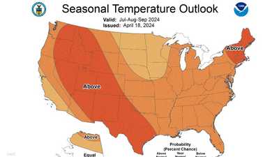 هيئة الأرصاد: الولايات المتحدة مهددة بـ "صيف حارق"