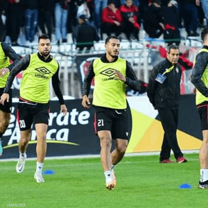 اتحاد العاصمة الجزائري في الملعب خلال مباراة الذهاب