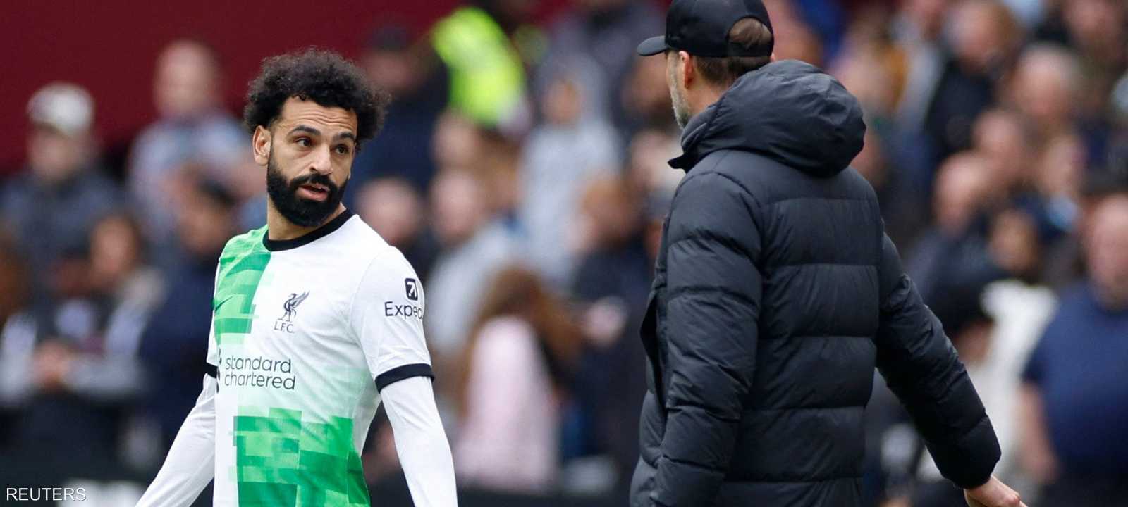 محمد صلاح ويورغن كلوب