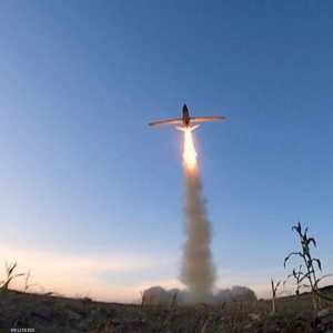 أرشيفية لمسيرة حوثية