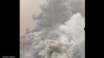 ثار بركان جبل إيبو أكثر من ست مرات منذ مطلع أبريل