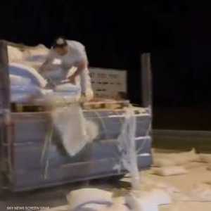 الشرطة الإسرائيلية اعتقلت 4 رجال أوقفوا شاحنات المساعدات