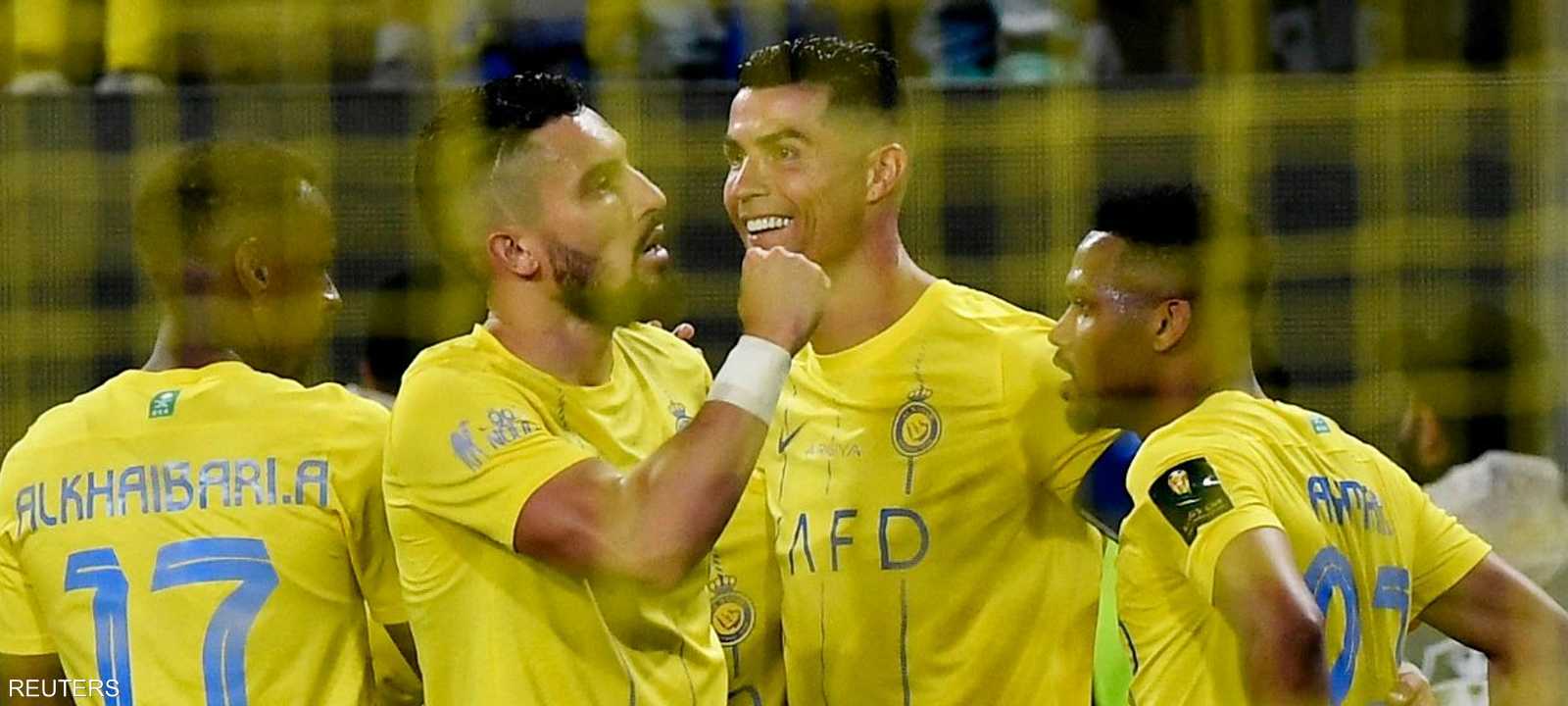 رونالدو سجل هدفين خلال المباراة