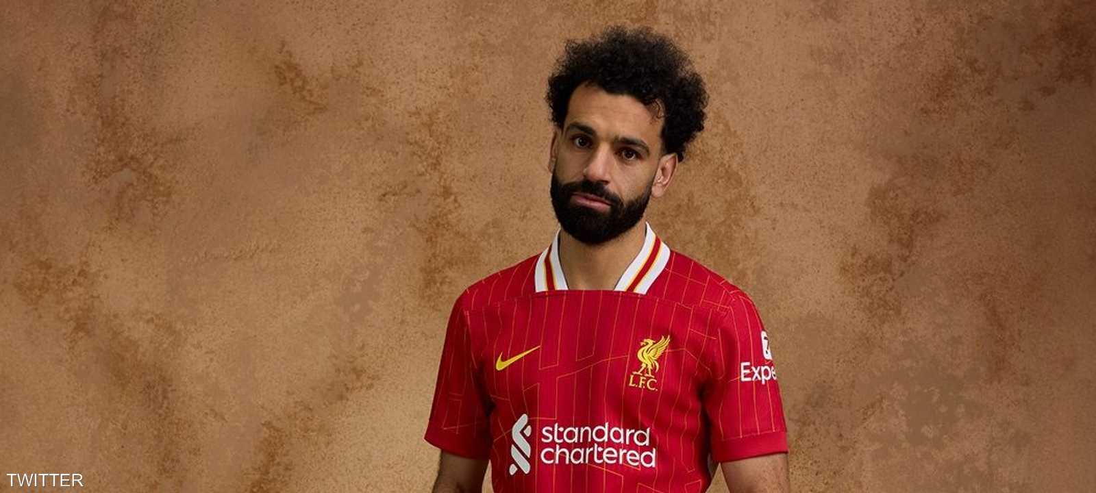 محمد صلاح بقميص ليفربول الجديد