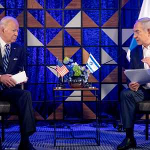 جو بايدن وبنيامين نتنياهو - أرشيفية