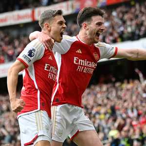 فرحة أرسنال بالأهداف