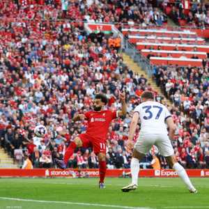 محمد صلاح مسجلا هدفه