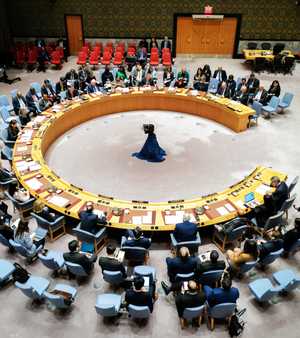 أرشيفية لإحدى جلسات مجلس الأمن الدولي
