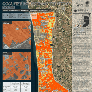 دمار كبير حل بالقطاع الزراعي بغزة