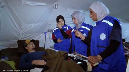 مستشفى الإمارات العائم يقدم خدمات علاجية مختلفة للفلسطينيين