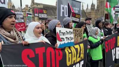 نصب خيام اعتصام دعما لغزة في الجامعات البريطانية لأول مرة
